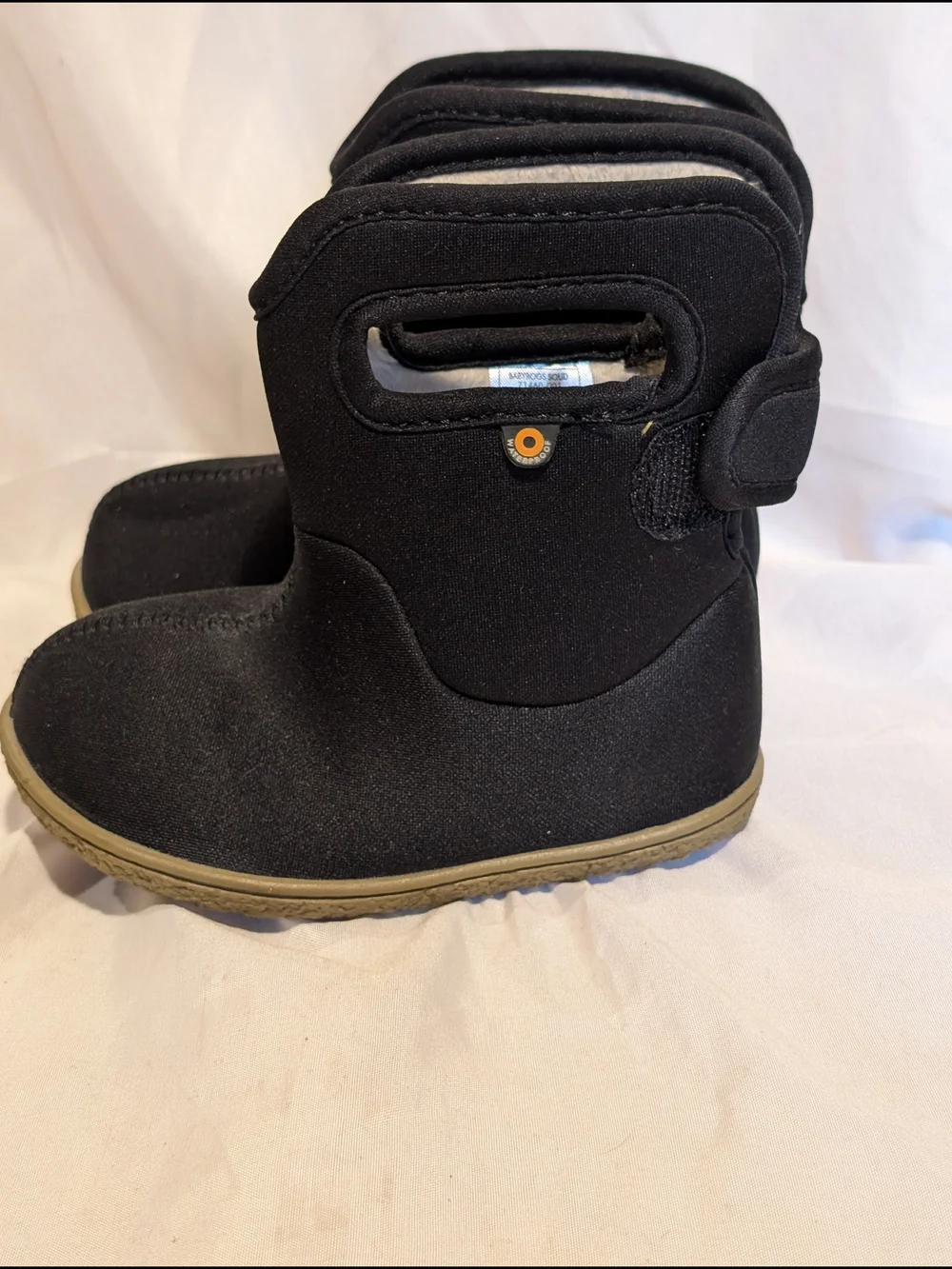 Bogs Baby Bogs II  Black Easy Pull-On Rain & Snow Boots